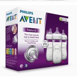 Philips Avent 8 oz. Glass bottles